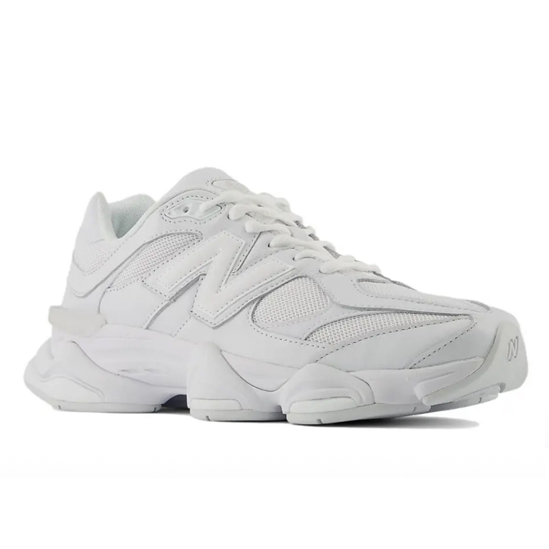 Unisex New Balance 9060 White Leather Sneakers Running Shoes Comfort U9060NRJ