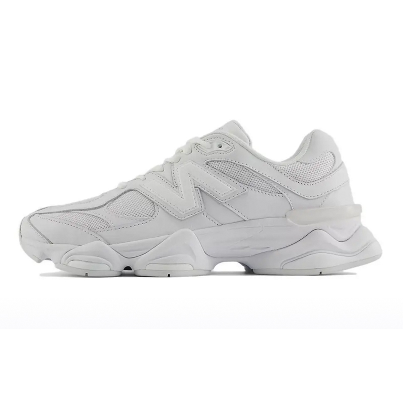 Unisex New Balance 9060 White Leather Sneakers Running Shoes Comfort U9060NRJ