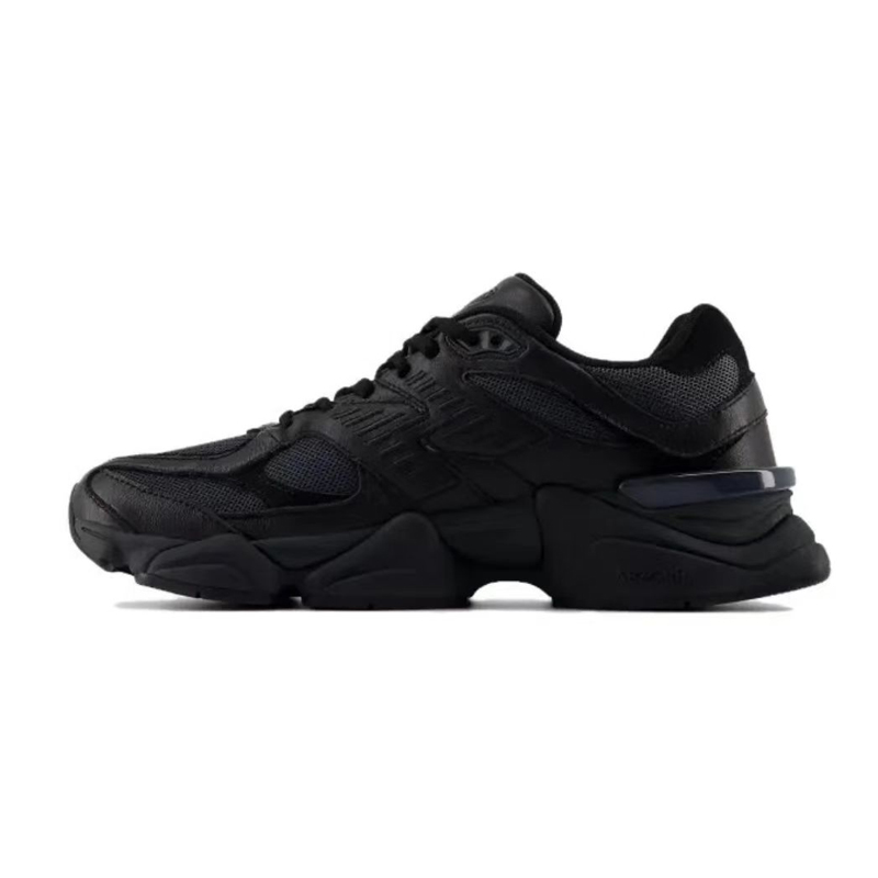 Unisex New Balance 9060 Black Leather Sneakers Running Shoes Comfort U9060NRI