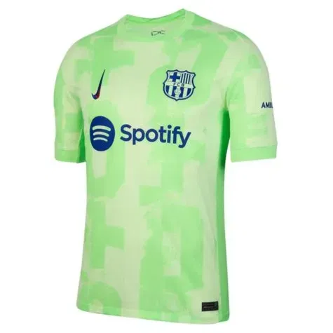 2024-2025 La Liga Barcelona Third Shirt Green Men
