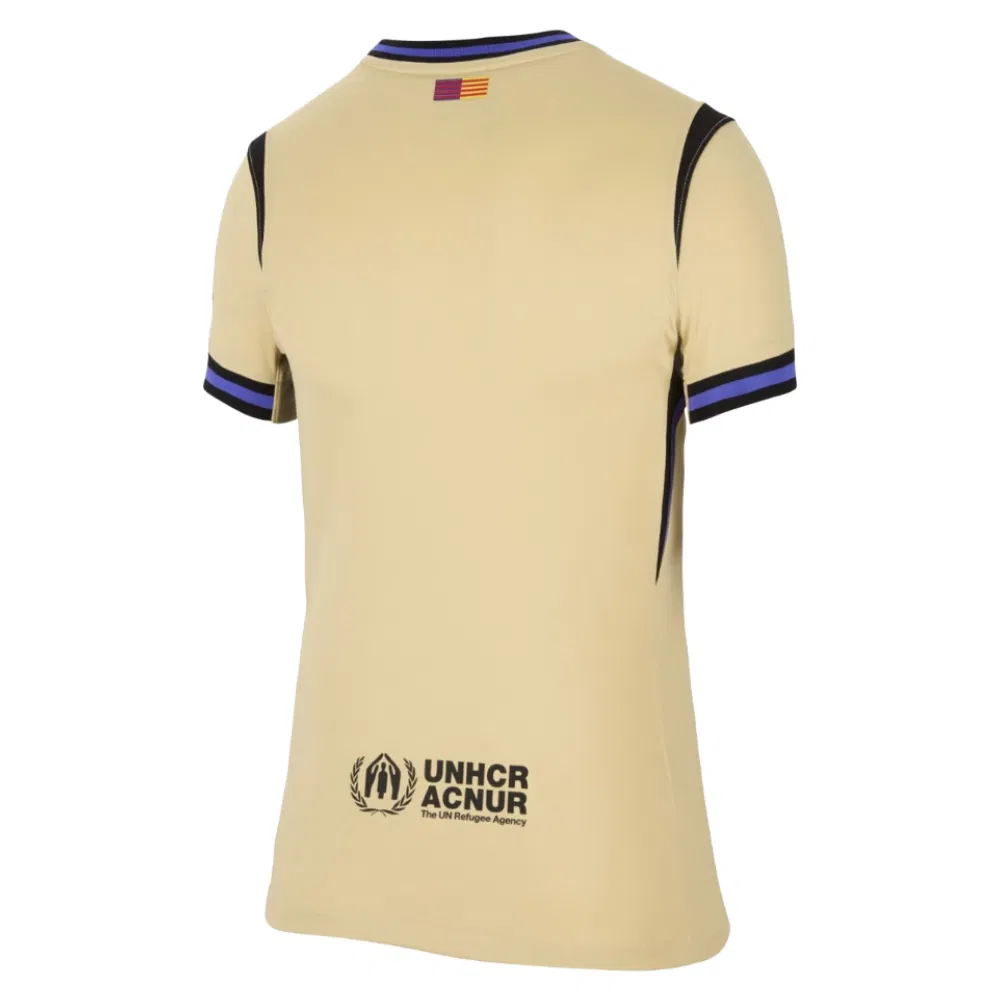 2025-2026 La Liga Barcelona Away Shirt Yellow Women