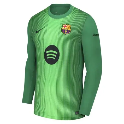 2025-2026 La Liga Barcelona Home Goalkeeper Green Shirt Men