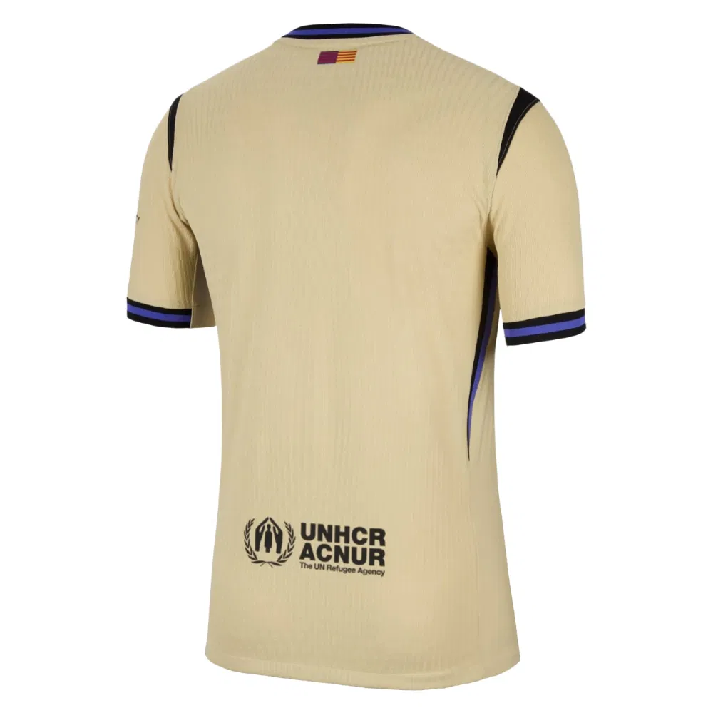 2025-2026 La Liga Barcelona Away Shirt Yellow Men