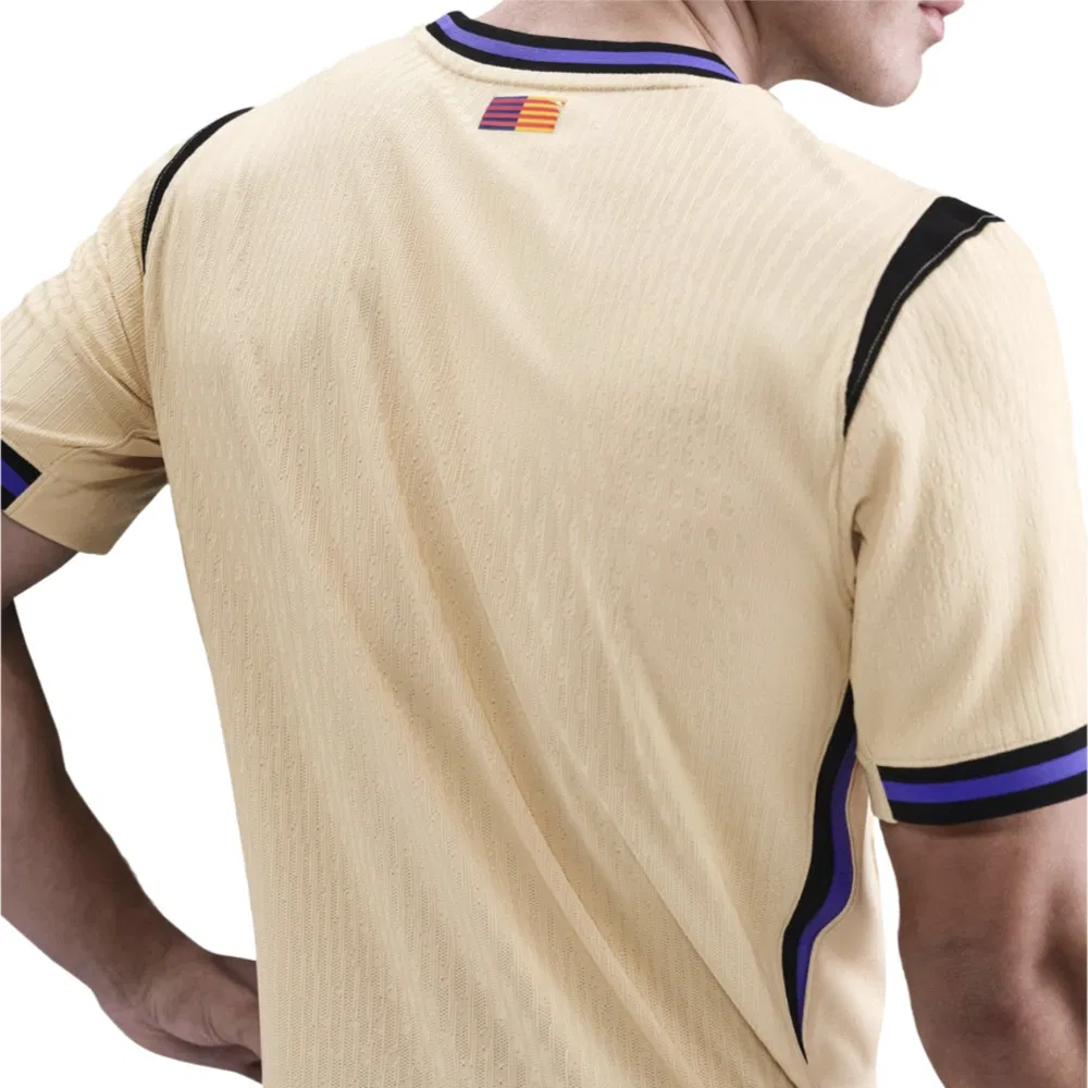 2025-2026 La Liga Barcelona Away Shirt Yellow Men