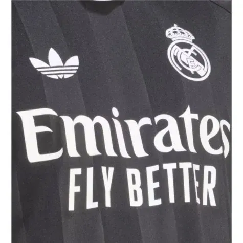2025-2026 La Liga Real Madrid Third Goalkeeper Black Shirt (Men)