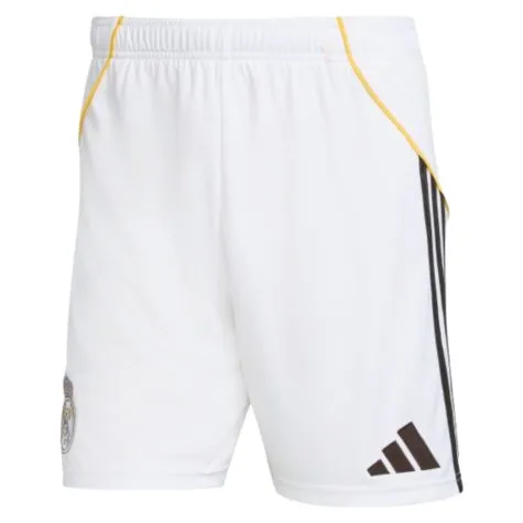 2025-2026 La Liga Real Madrid Home White Shorts (Men)