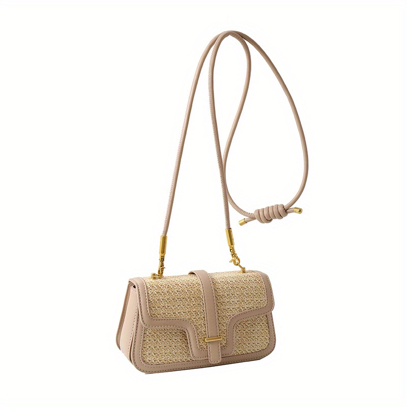 Fashion Colorblock Square Bag, Casual Crossbody Bag  With Adjustable Strap, Women's Versatile Handbag