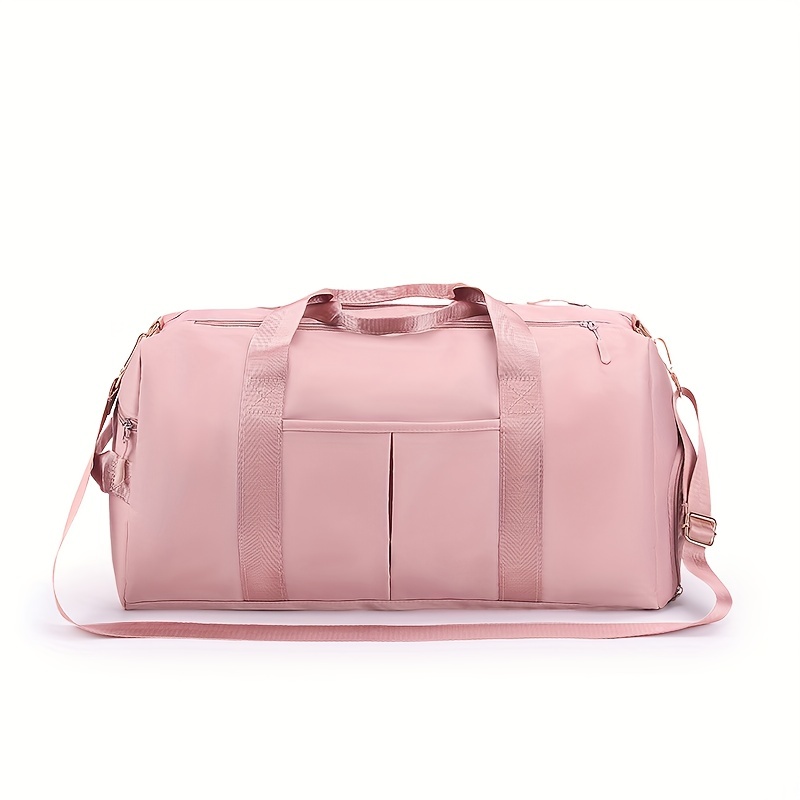 Personalized Waterproof Duffel Bag, Embroidered Sports Gym Bag, Workout Bag For Sports Travel & Weekend Getaway