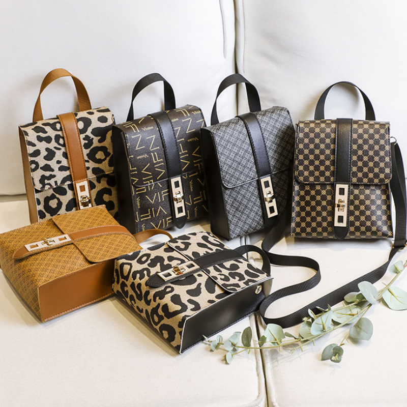 Retro Faux Leather Backpack, Front Flap Shoulder Bag, Large Capacity Bag With Buckle Decor