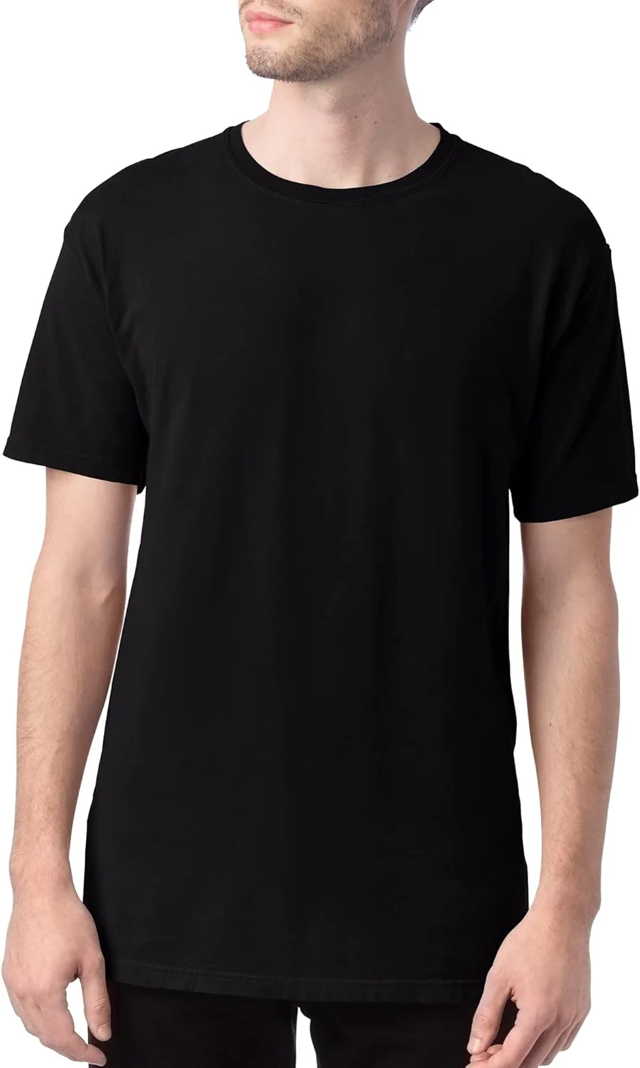 Hanes Originals Garment Dyed T-Shirt, 100% Cotton Men, Vintage Washed Tee