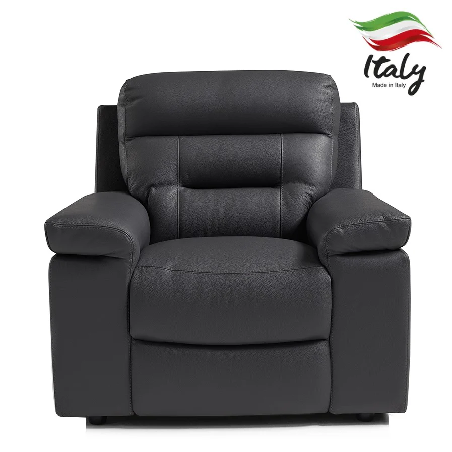 Amalfi Full Grain Italian Leather Armchair - Choice Of Colours