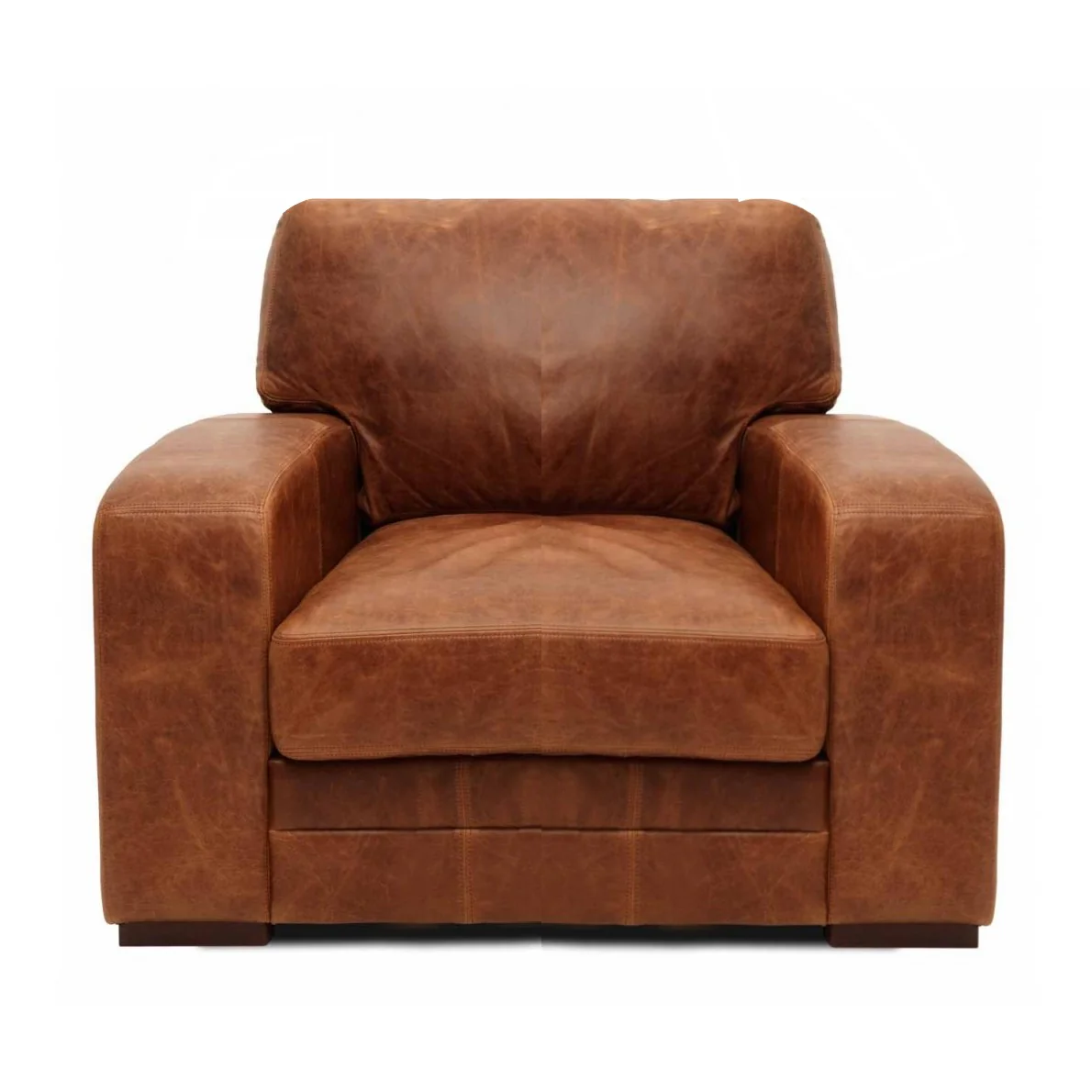 Urbanite Vintage Leather Armchair - Choice Of Leathers & Feet