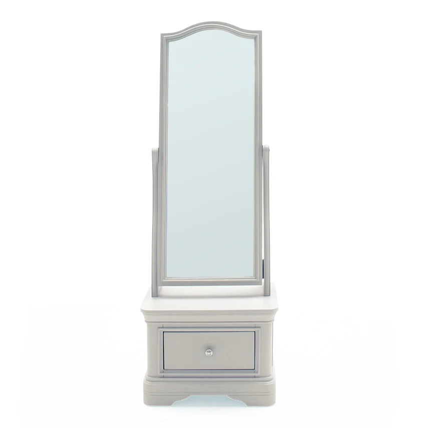 Mabel Taupe Painted Cheval Mirror