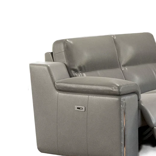 Haribo Italian Leather Power Recliner Corner Sofa