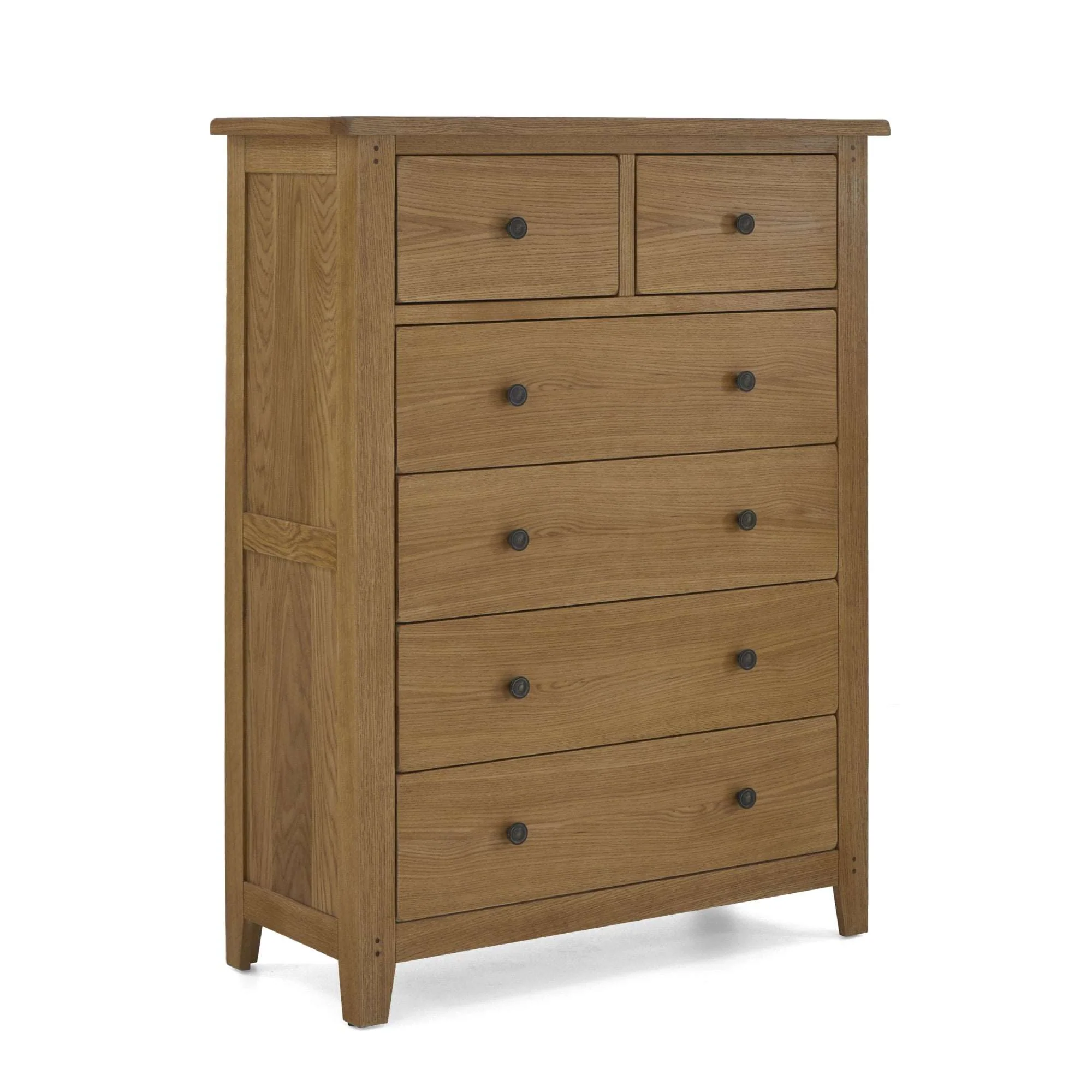 Barnham Oak 2 Over 4 Chest Of Drawers
