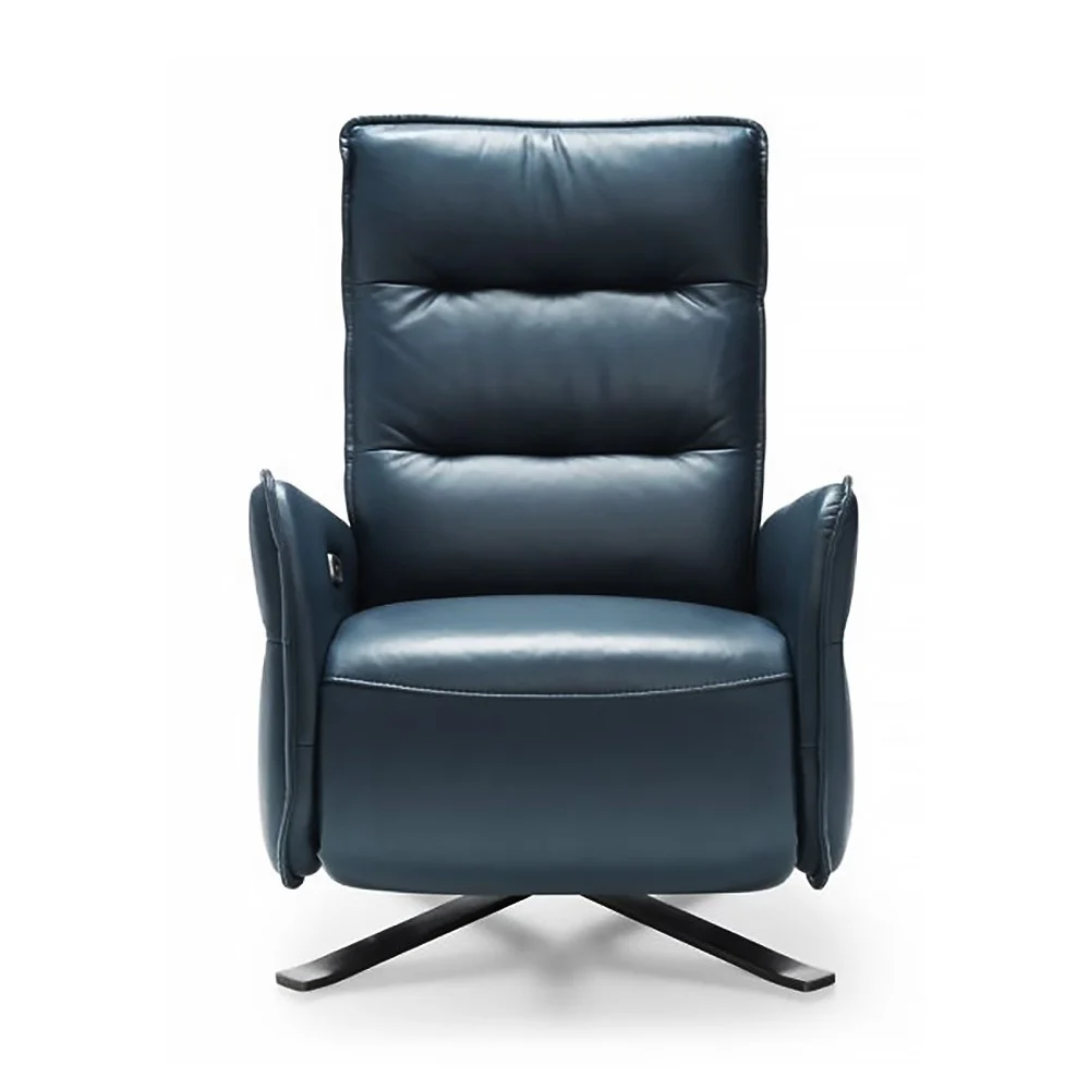 Relax Luxury Leather Power Recliner Swivel Chair - Choice Of Leathers