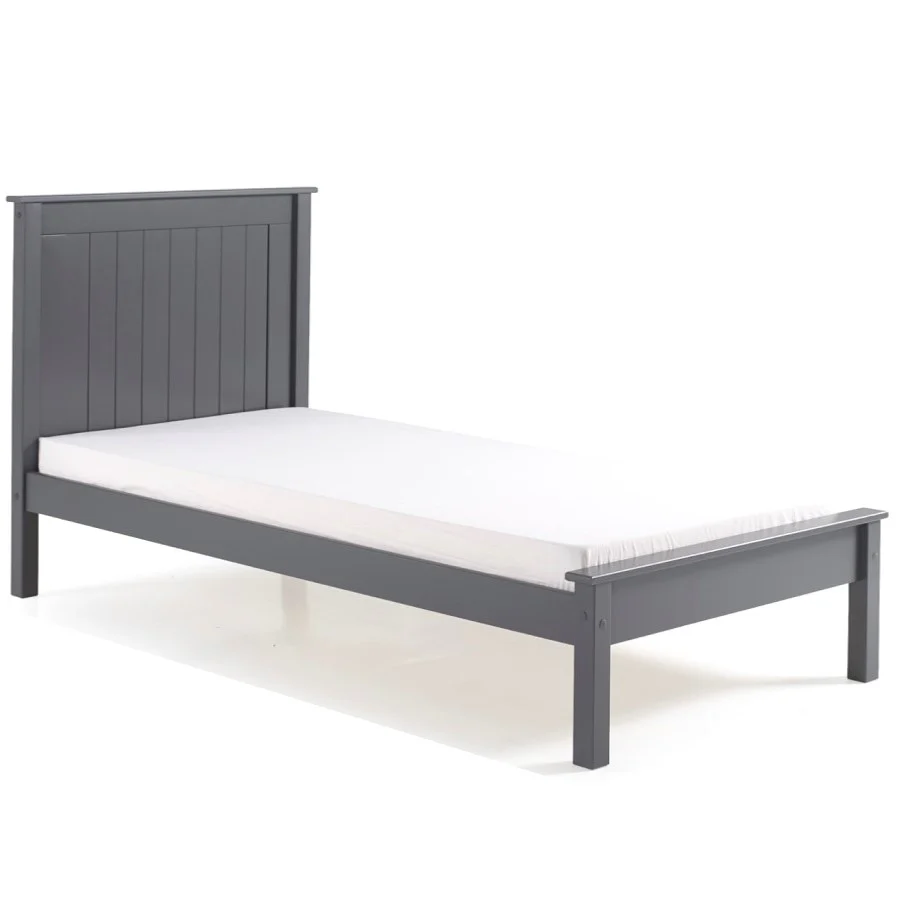 Tito Bedstead 3ft Single Bed - Dark Grey