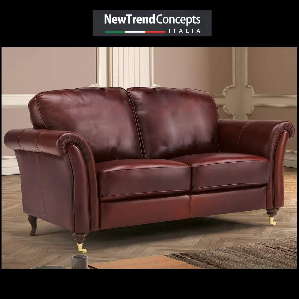 Knightsbridge Italian Leather Sofa Collection - Choice Of Sizes & Leathers