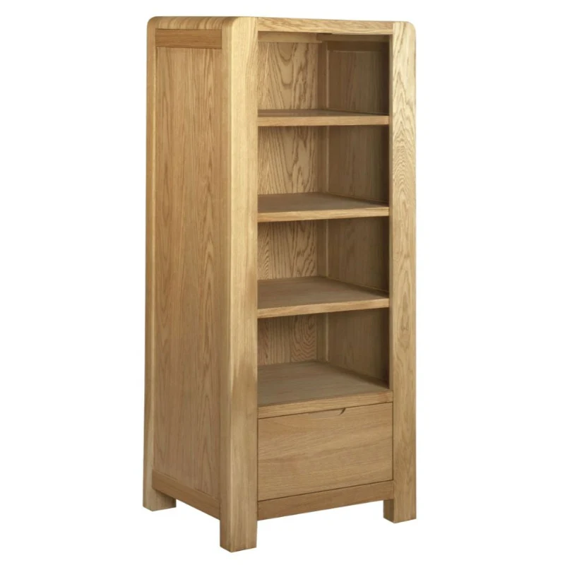Bakerloo Oak Tower Unit - 1 Drawer