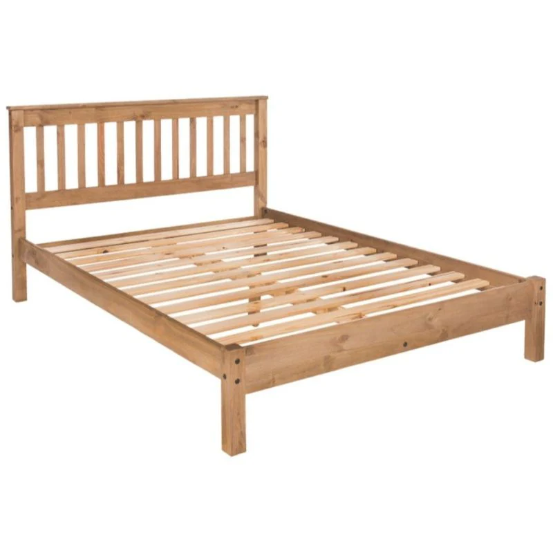 Augusta Pine Slatted Low End Bedstead - Choice Of Sizes