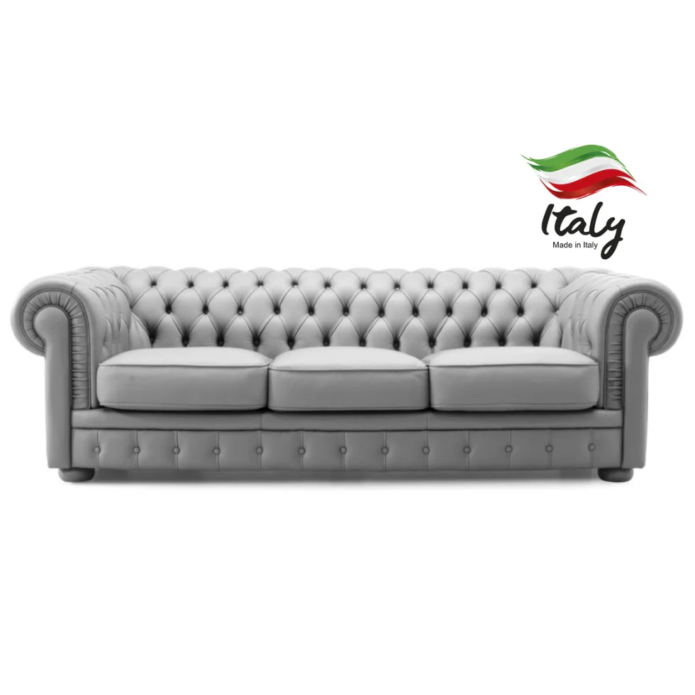 Victoria Italian Leather Chesterfield Sofa Collection - Choice Of Leathers