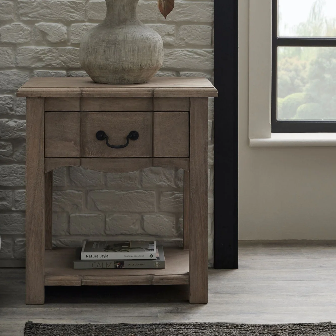 Grove Collection 1 Drawer Side Table