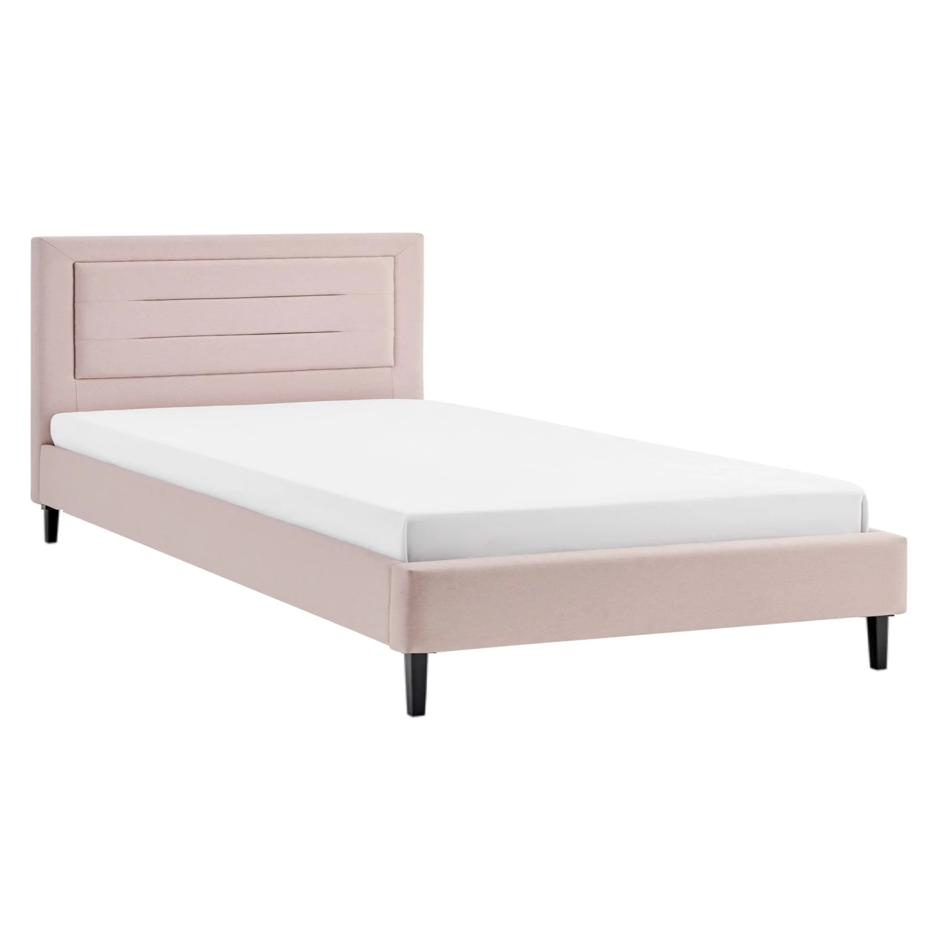 Picasso Pink Fabric Bedstead 4ft 6 Double Bed