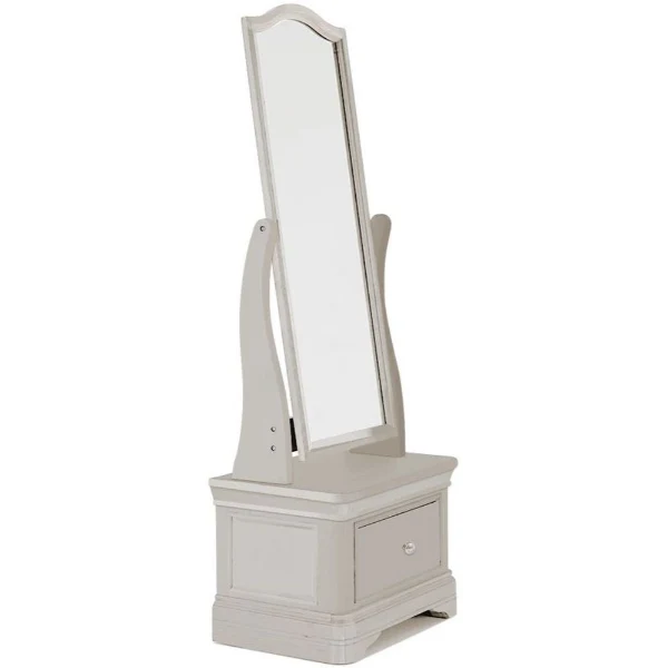 Mabel Taupe Painted Cheval Mirror