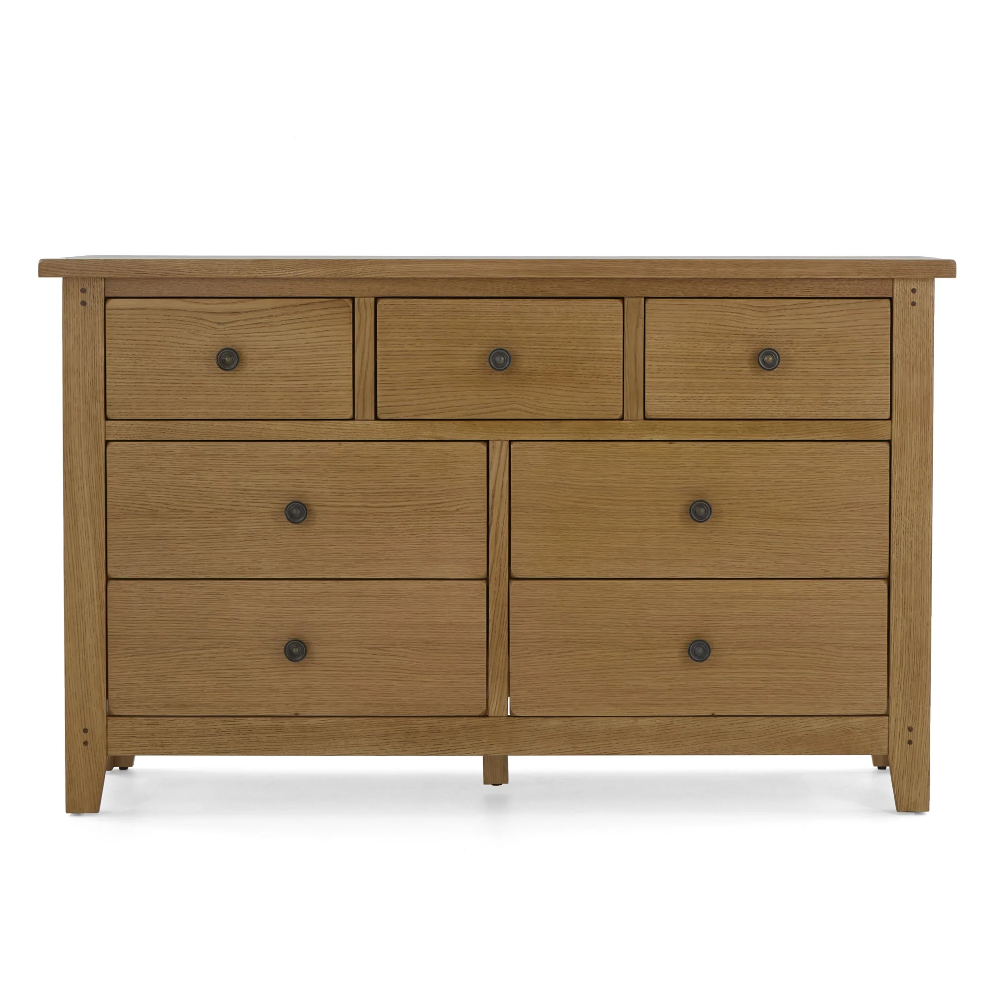 Barnham Oak 3 Over 4 Chest Of Drawers
