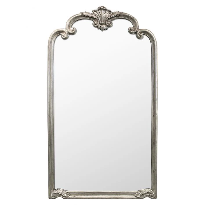 Palazzo Ornate Silver Leaner Mirror
