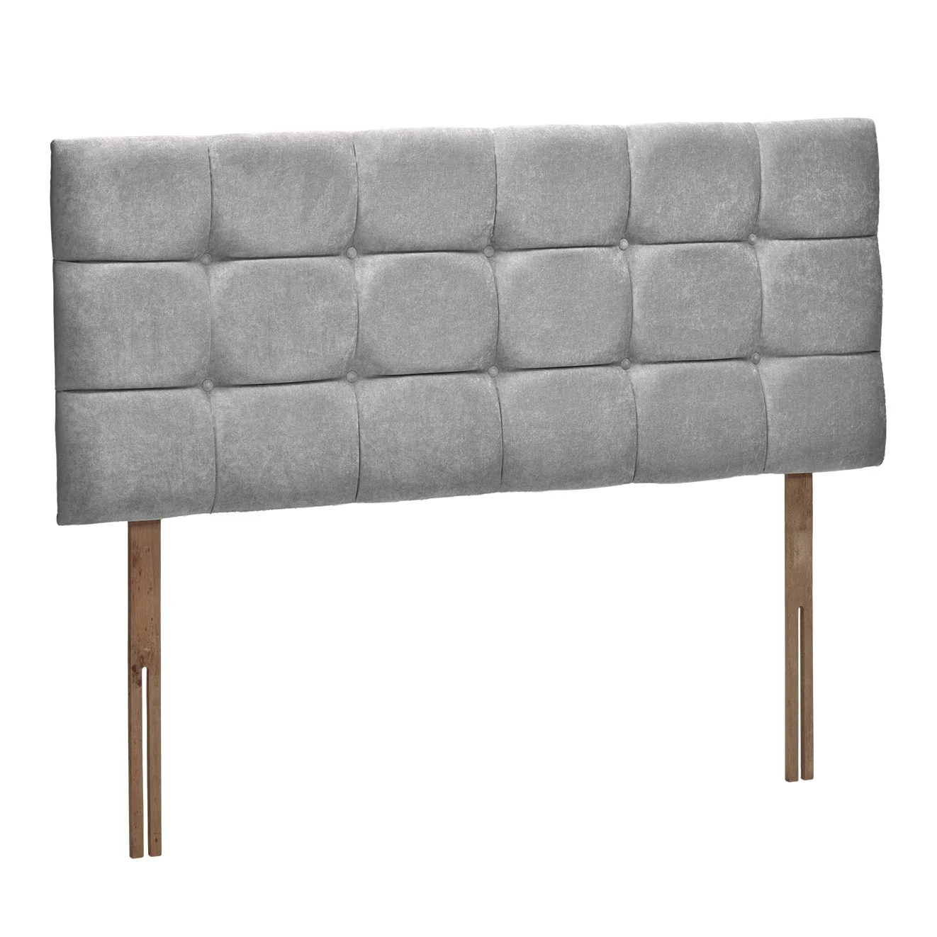 Surrey Buttoned Strutted Half Headboard - Choice Of Fabrics & Sizes