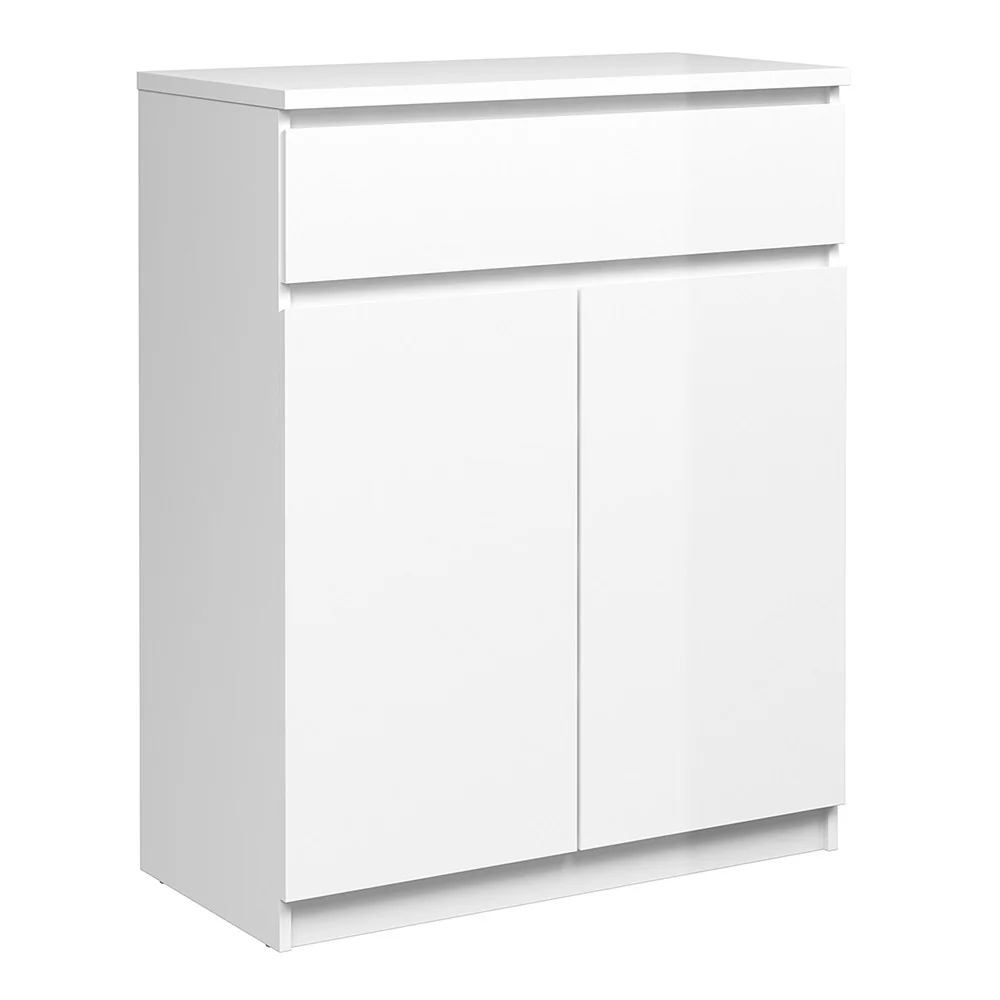Naiah Sideboard 1 Drawer 2 Doors in White High Gloss