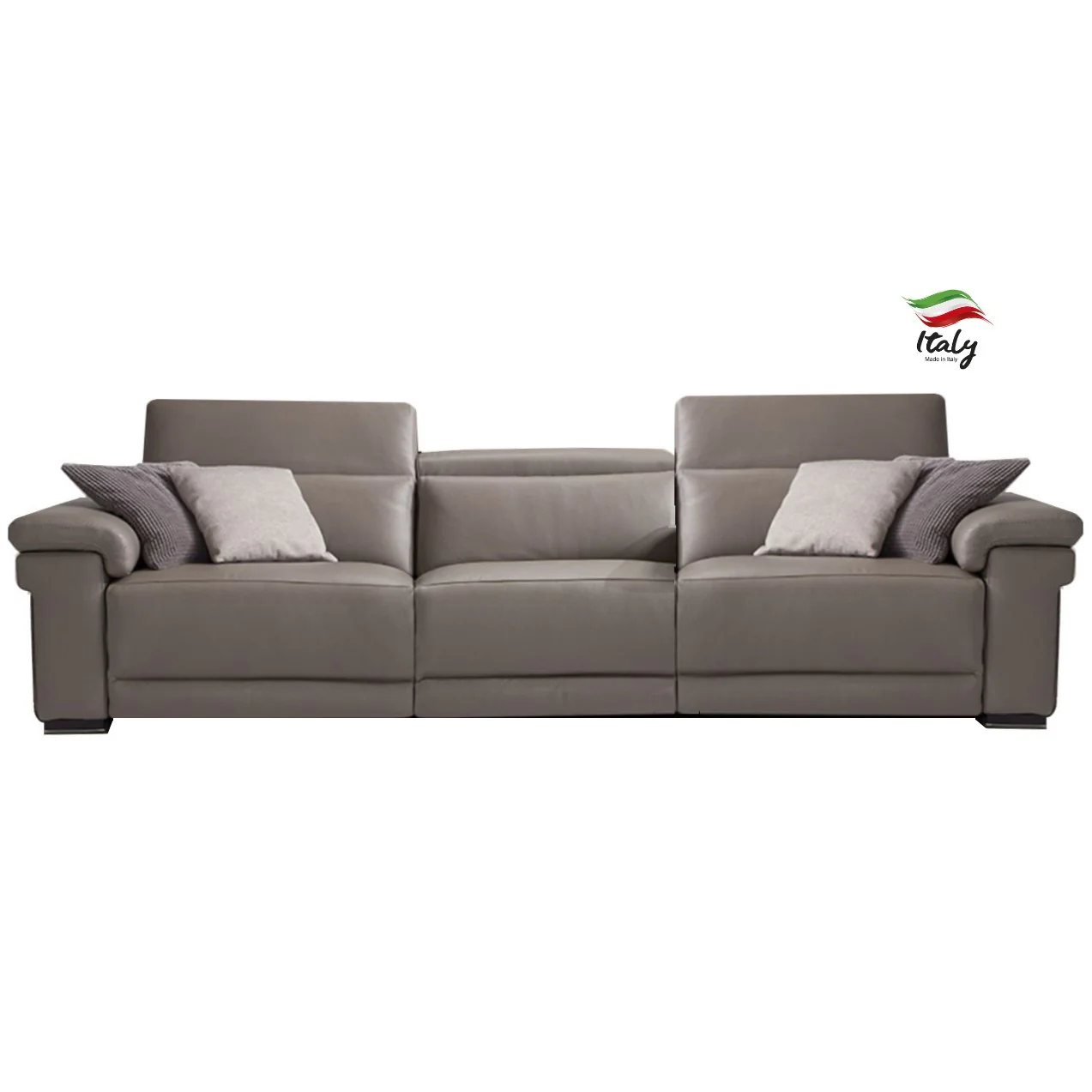 Elettra Italian Leather Power Recliner With Adjustable Headrests Sofa & Chair Collection