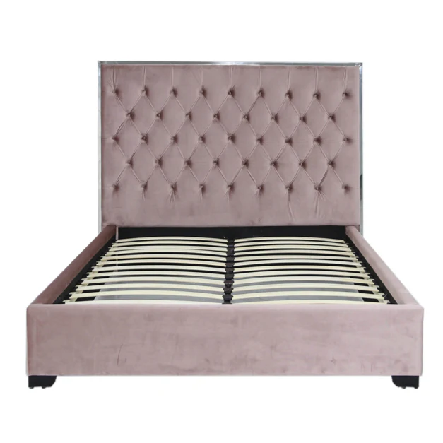 Pink Monaco 5FT King Size Bed Frame
