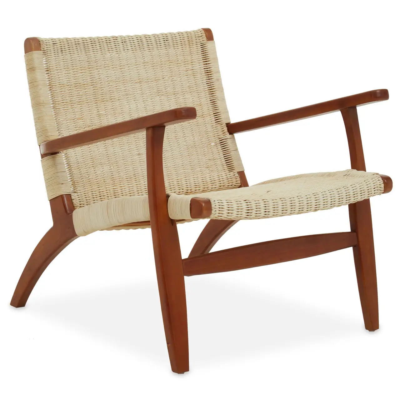 Juan Woven Chair In Natural Rattan