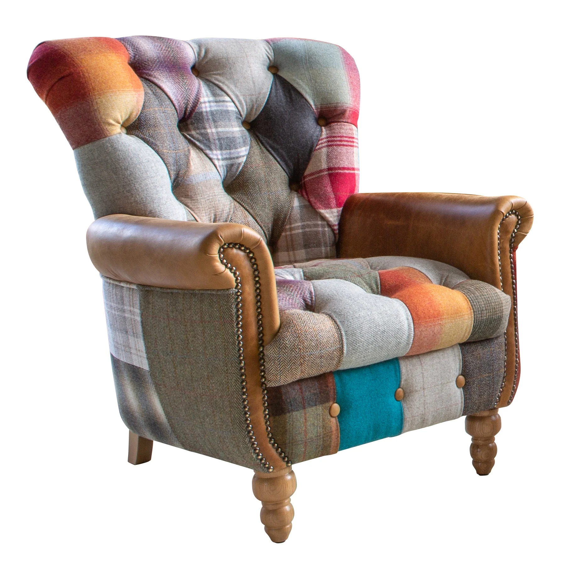 Harlequin Patchwork Chesterfield Chair