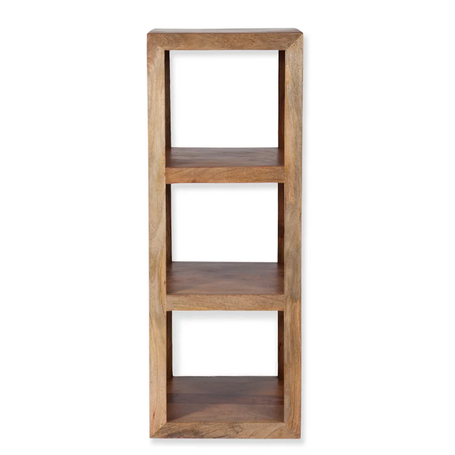 Novo Mango Wood Vertical 3 Hole Open Display Unit - Out Of Stock - Due In January 2023