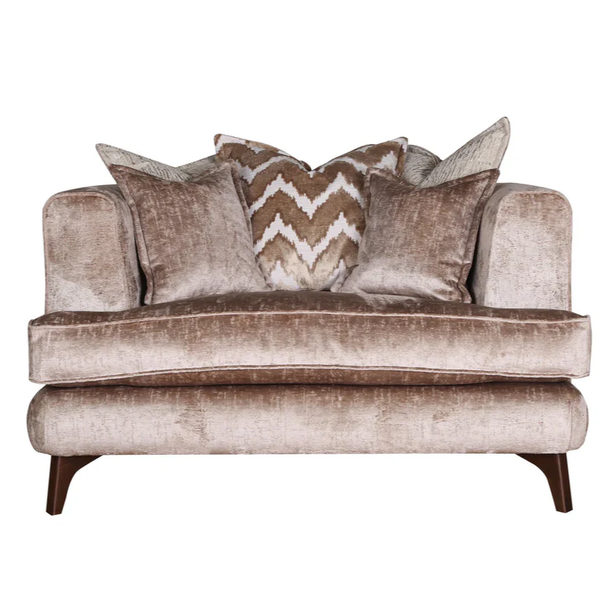 Cancun Fabric Love Chair - Scatter or Standard Back & Choice Of Fabrics