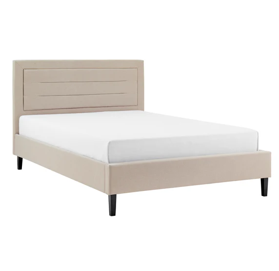 Picasso Buscuit Fabric Bedstead 4ft 6 Double