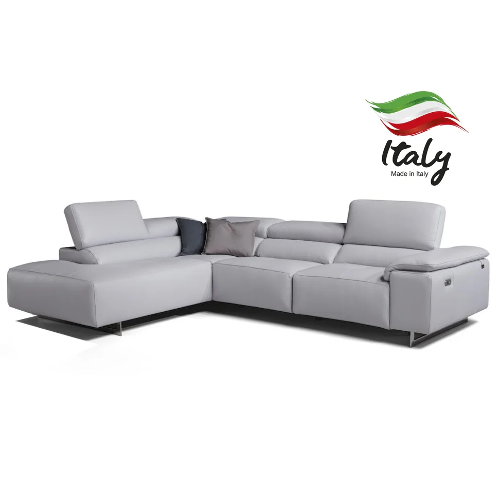 Blossom Italian Leather Power Recliner Corner Sofa Collection - Various Options