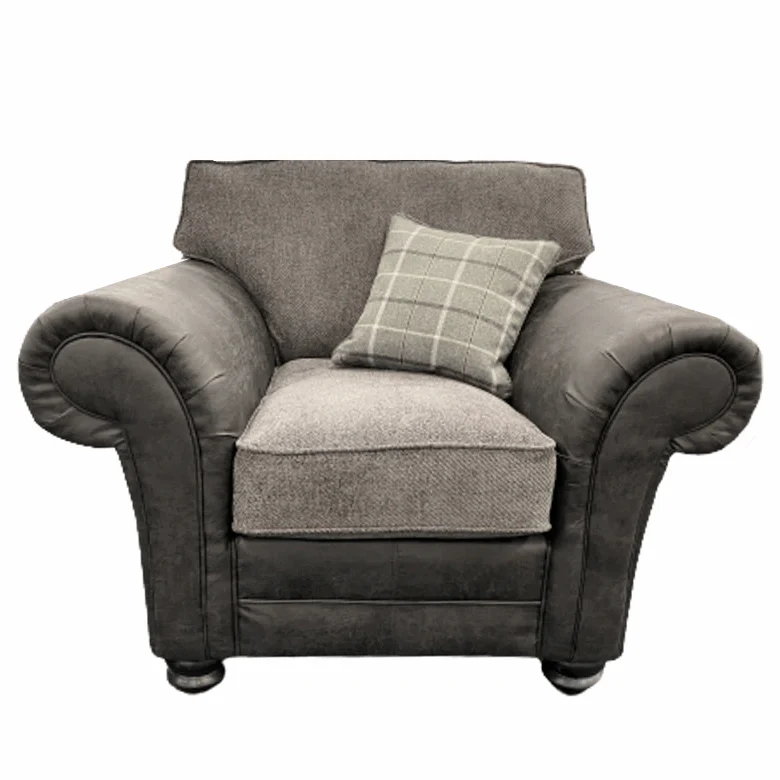 Darwin Fabric Armchair & Love Chair Collection - Choice Of Fabrics