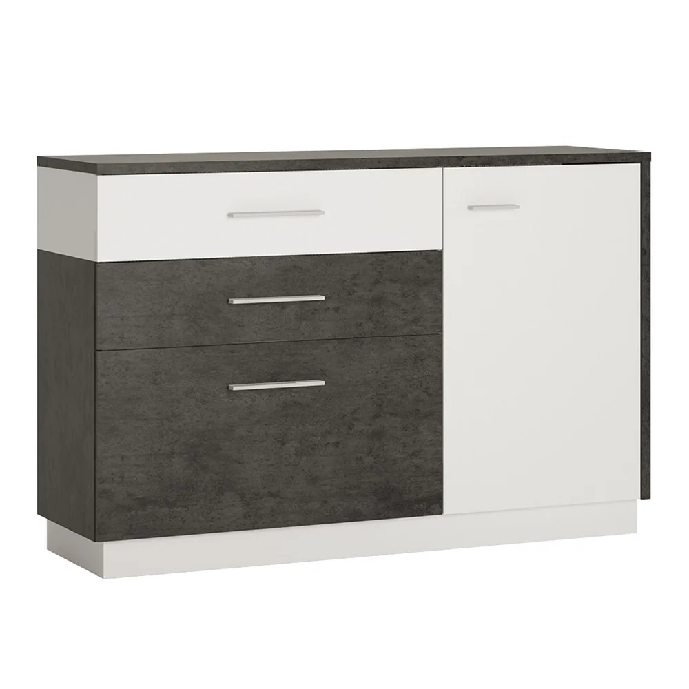 Stretto 1 door 2 drawer 1 compartment sideboard
