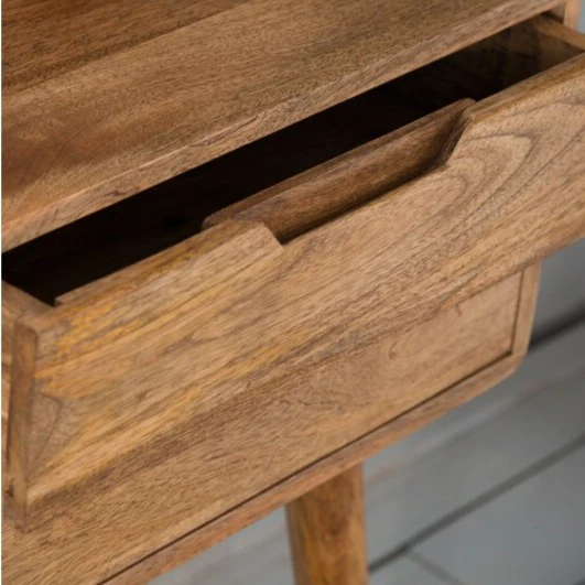 Janeiro Mango Wood 2 Drawer Side Table