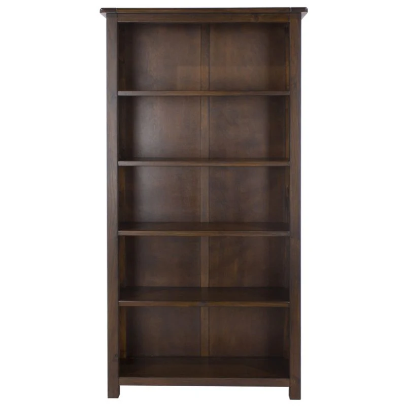 Boston Dark Wood Tall Bookcase