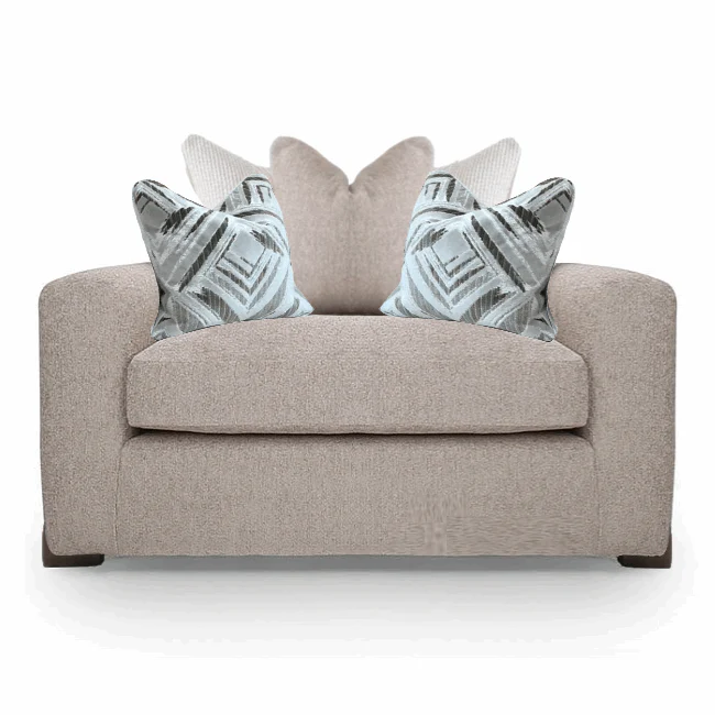 Axel Armchair & Love Chair Collection - Choice Of Pillow Or Standard Back, Fabrics & Feet