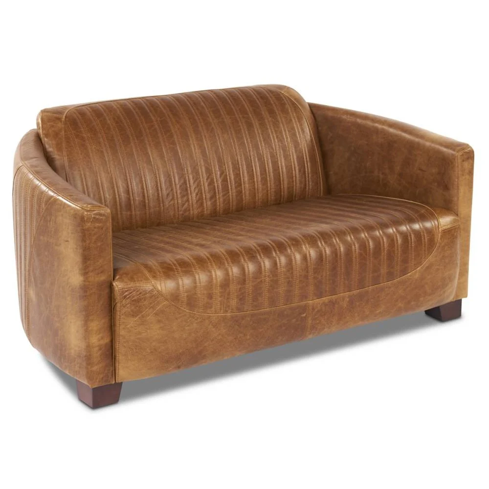 Spitfire Aniline Leather Sofa - Choice Of Feet & Leathers