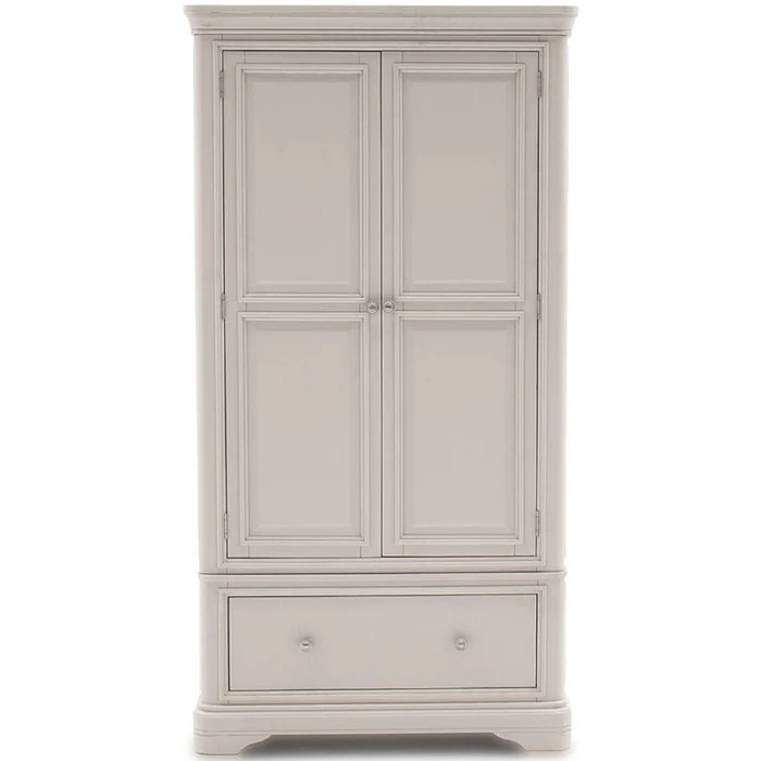 Mabel Taupe Painted 2 Door Wardrobe - Out Of Stock ETA 15/1/2024