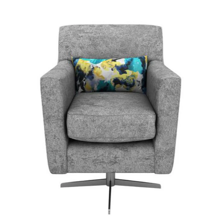 Canterbury Accent Swivel Chair - Various Fabric Options