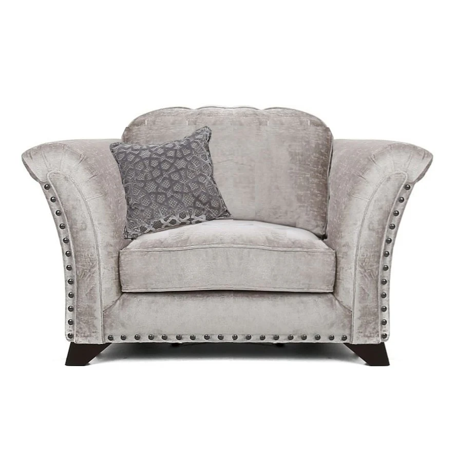 Vesper Fabric Armchair & Love Chair Collection - Choice Of Fabrics & Feet