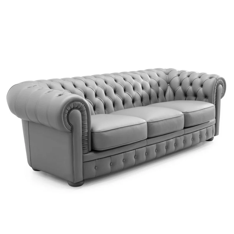 Victoria Italian Leather Chesterfield Sofa Collection - Choice Of Leathers